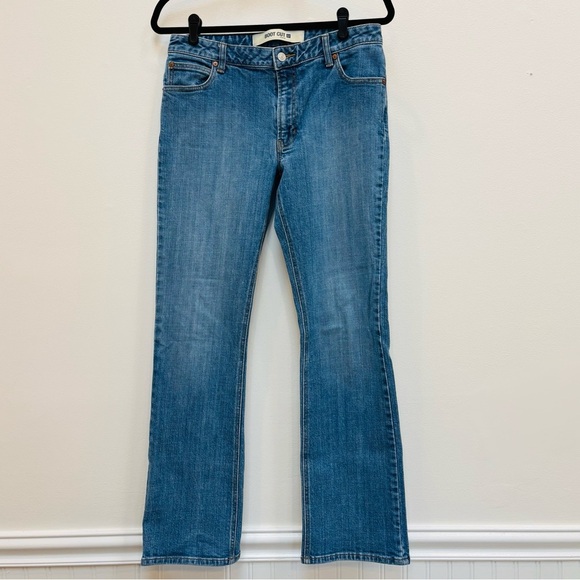 GAP Vintage Y2K Boot Cut Stretch Denim Blue Jeans Mid Rise Medium Wash Size 8R - Picture 2 of 10